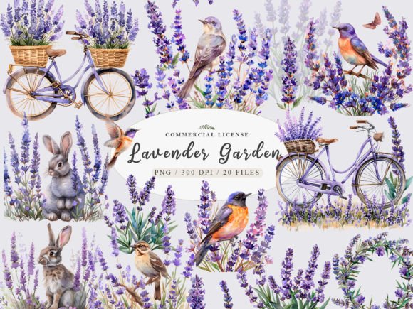 Download Watercolor Lavender Png,Provence Clipart - Art Collection