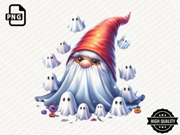 Download Watercolor Halloween Gnome Clipart PNG - Art Collection