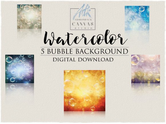 Download Watercolor Bubble Background Clipart - Art Collection
