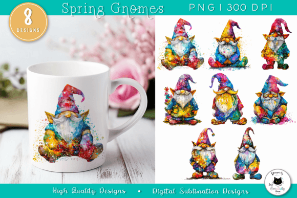 Download Cute Spring Gnome Clipart | Spring PNG - Art Collection