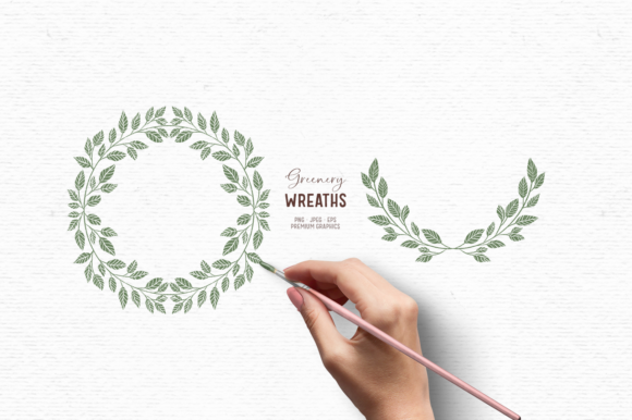 Download Hand-drawn Greenery Clipart - Art Collection
