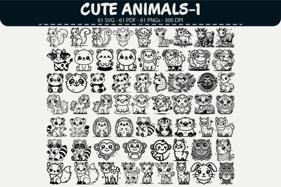 Download Cute Animal Clipart – 61 Designs - Art Collection