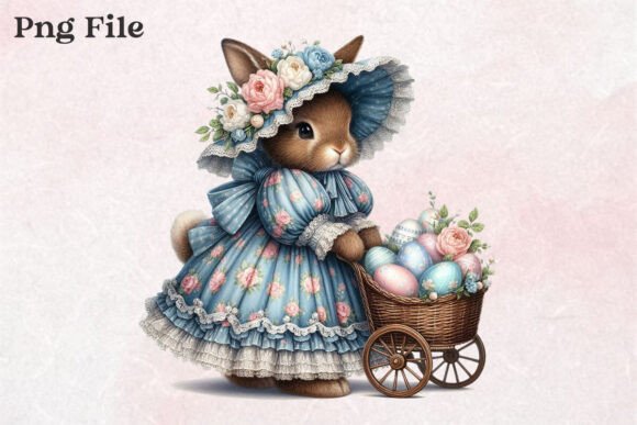Download Vintage Easter Clipart PNG - Art Collection