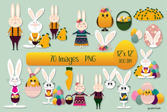 Download Easter Clipart, Easter Bunny Graphics. - Art Collection