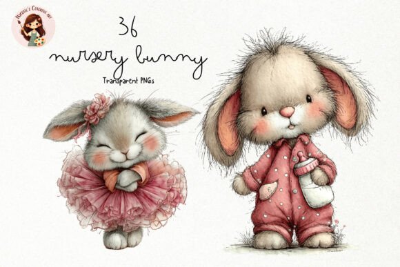 Download Baby Bunny PNG Clipart Nursery - Art Collection