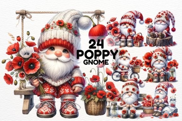 Download Flower Spring Gnome Clipart - Art Collection