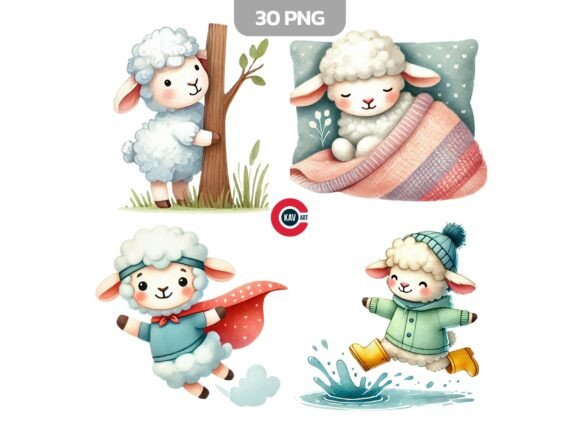 Download Nursery Lamb Clipart, Cute Animals - Art Collection