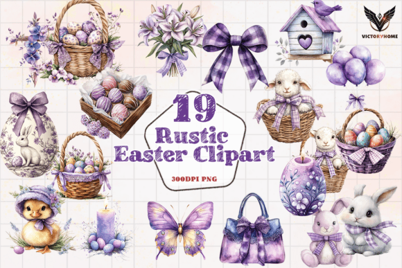 Download Rustic Easter Clipart PNG - Art Collection