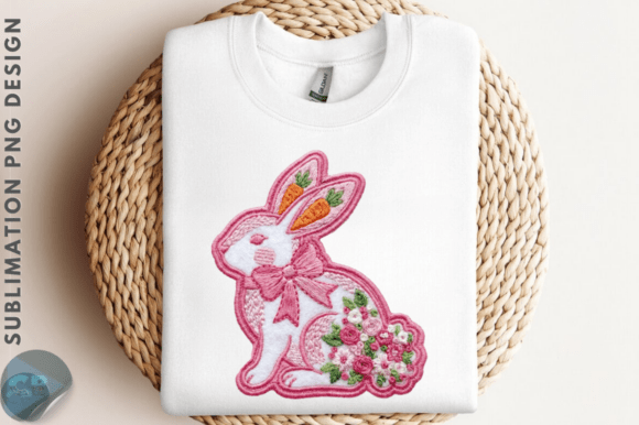 Download Easter Faux Yarn Bunny PNG Clipart Desig - Art Collection