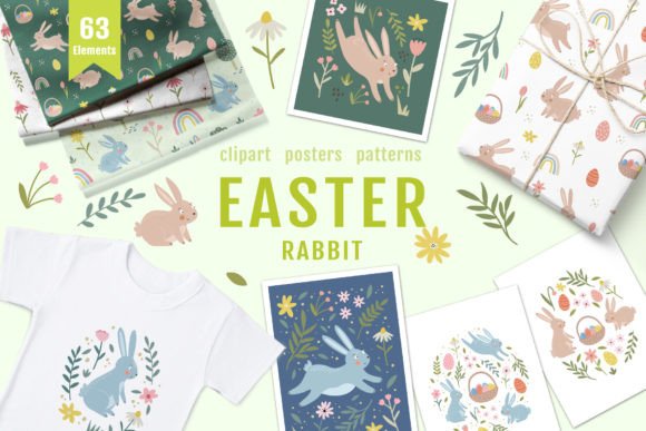 Download Easter Rabbit Vector Clipart - Art Collection
