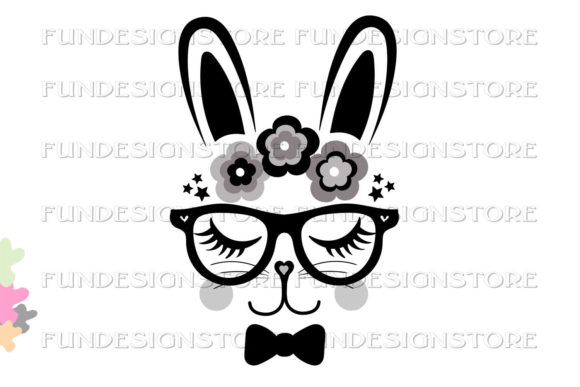 Download Cool Bunny Face Head Design,clipart,PNG - Art Collection