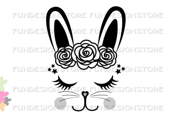 Download Cool Bunny Face Head Design,clipart,PNG - Art Collection