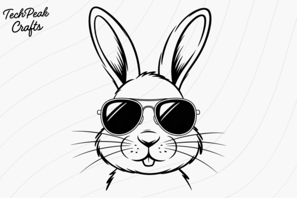 Download Cool Bunny PNG Cute Rabbit Clipart - Art Collection