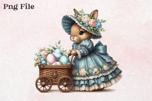Download Vintage Easter Clipart PNG - Art Collection