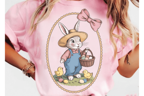 Download Rustic Easter Bunny Clipart PNG Design - Art Collection