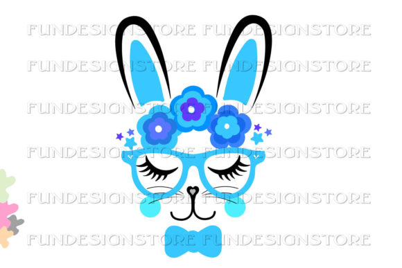 Download Cool Bunny Face Head Design,clipart,PNG - Art Collection