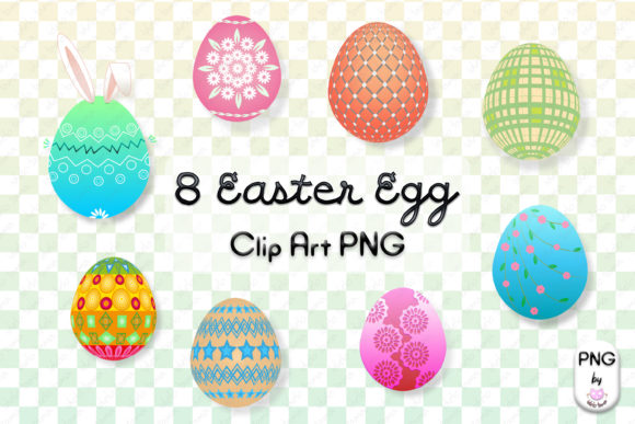 Download Colorful Easter Egg Clipart Sticker PNG - Art Collection