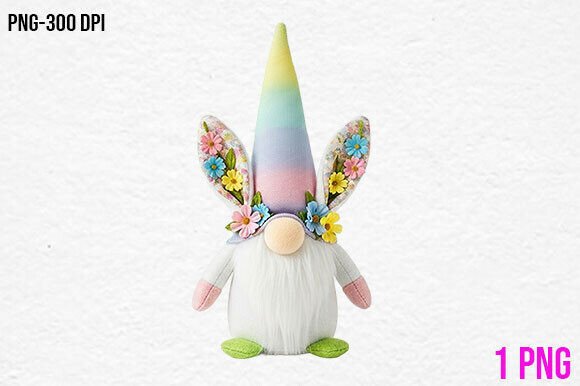 Download Pastel Bunny Gnome PNG Clipart - Art Collection