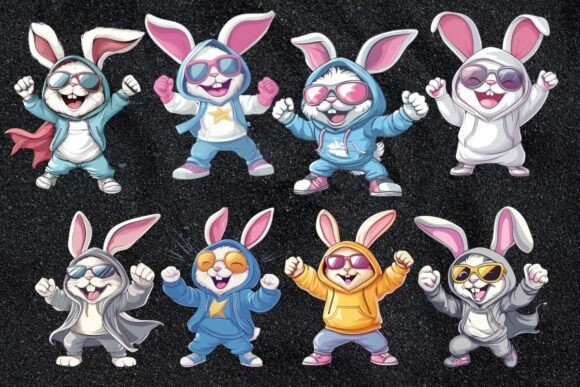 Download Hip Hop Bunny Easter Clipart - Art Collection