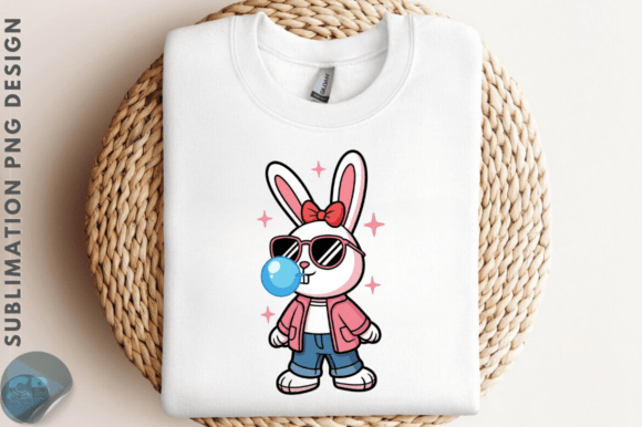Download Trendy Easter Bunny Clipart PNG Design - Art Collection
