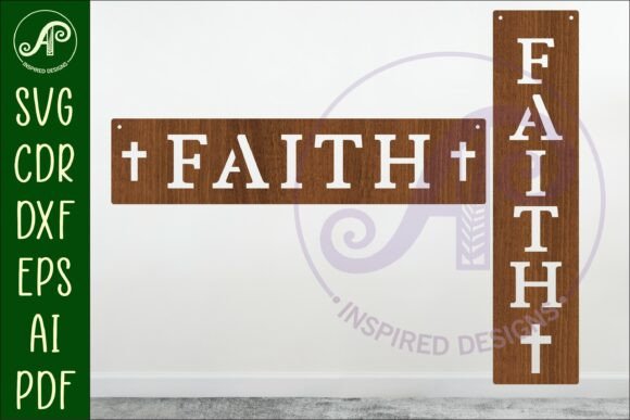 Download Faith Word Wall Art Sign, SVG File - Art Collection