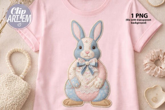 Download Patchwork Bunny PNG Clipart Sublimation - Art Collection