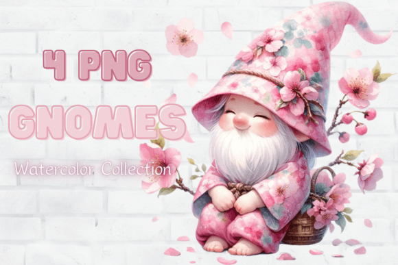 Download Spring Gnome Clipart, Watercolor Gnome - Art Collection