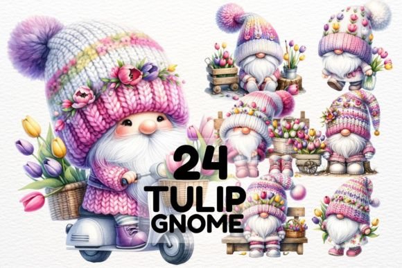Download Tulip Flower Spring Gnome Clipart - Art Collection