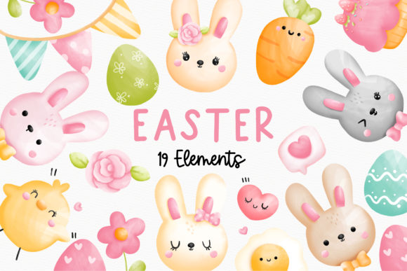 Download Watercolor Easter Bunny Clipart - Art Collection