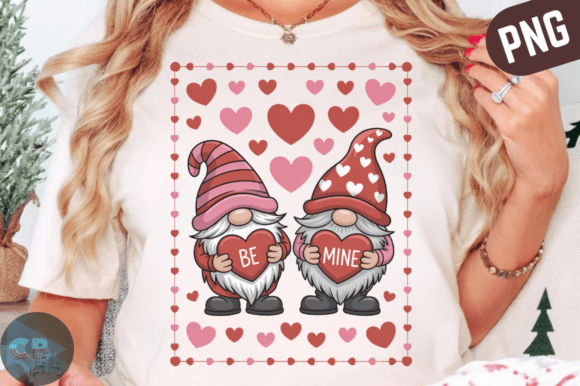 Download Valentine Gnomes Holding Hearts PNG - Art Collection