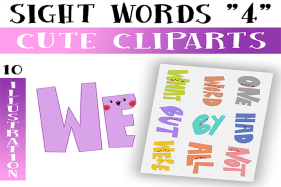Download Sight Words Cliparts for Commercial Use - Art Collection
