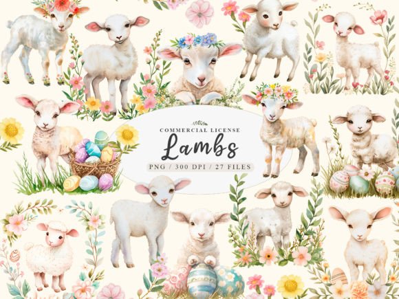 Download Lamb Clipart, Easter Lamb Nursery - Art Collection