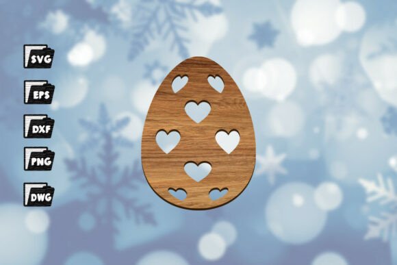 Download Love Heart Easter Egg Laser Cut - Art Collection
