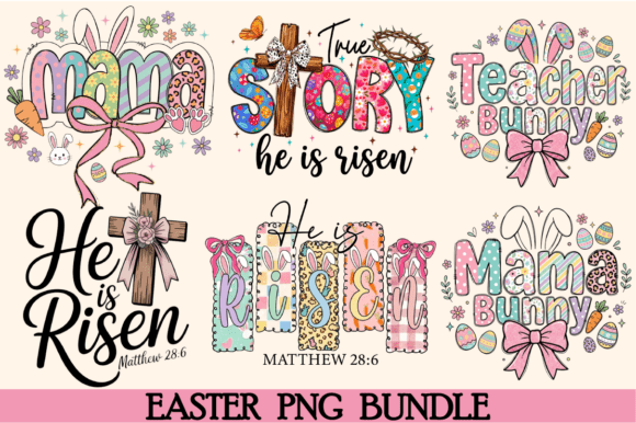 Download Easter PNG Bundle, Bunny Clipart SVG PNG - Art Collection