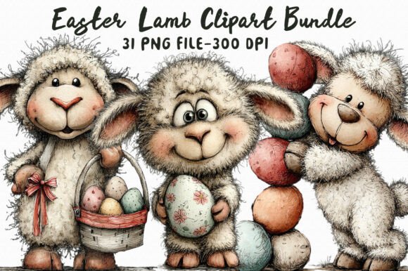 Download Easter Lamb PNG Clipart - Art Collection
