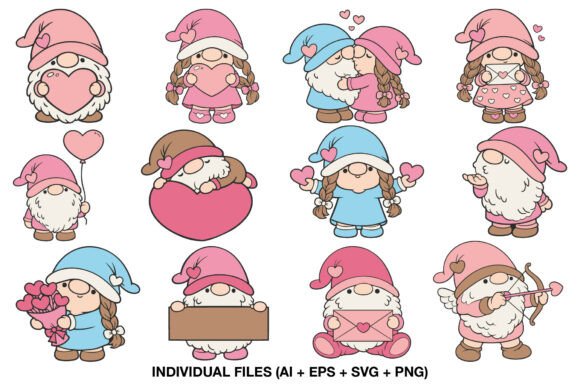 Download Valentine Gnome Sticker Clipart - Art Collection