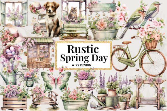 Download Rustic Spring Day Clipart - Art Collection