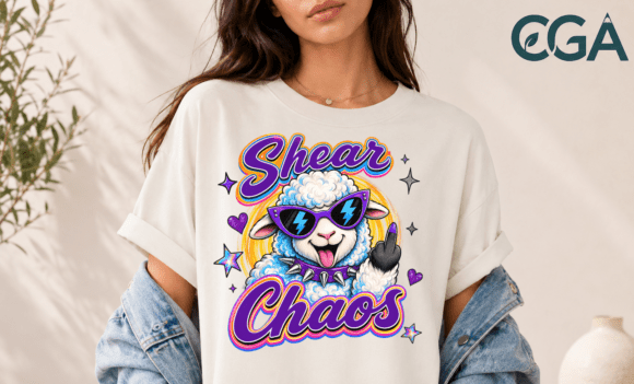Download Shear Chaos Rocker Sheep Clipart PNG - Art Collection
