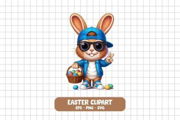 Download Cool Easter Bunny Clipart Hip Hop Rabbit - Art Collection