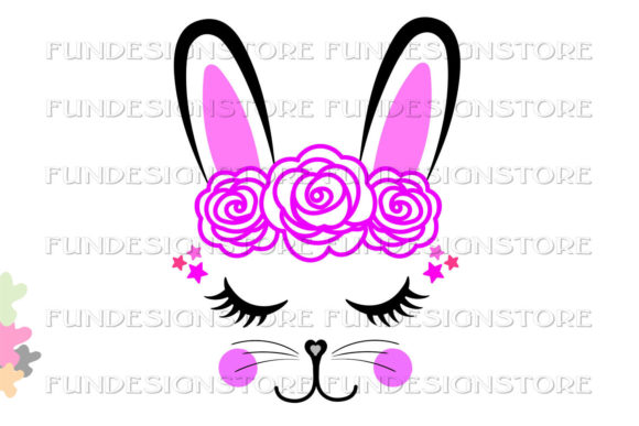 Download Cool Bunny Face Head Design,clipart,PNG - Art Collection
