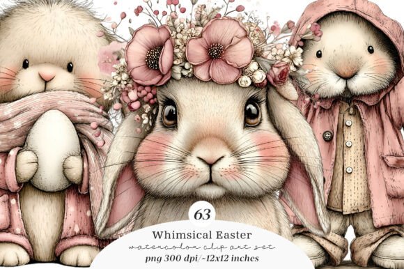 Download Whimsical Easter Clipart - Art Collection