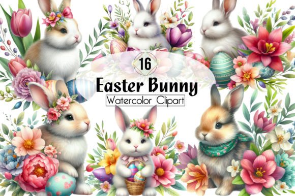 Download Easter Bunny Sublimation Clipart - Art Collection
