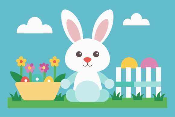Download Easter Rabbit Nursery Clipart - Art Collection