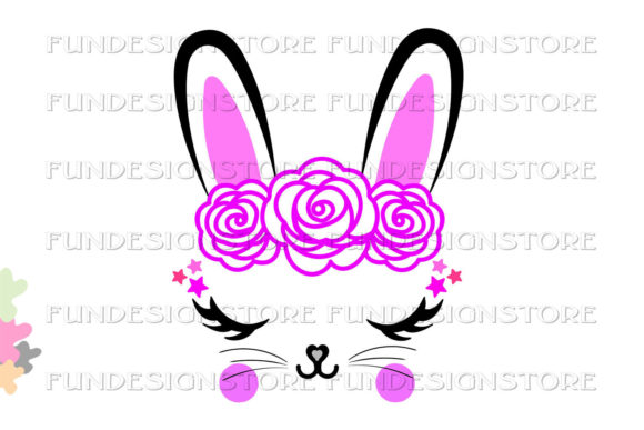 Download Cool Bunny Face Head Design,clipart,PNG - Art Collection
