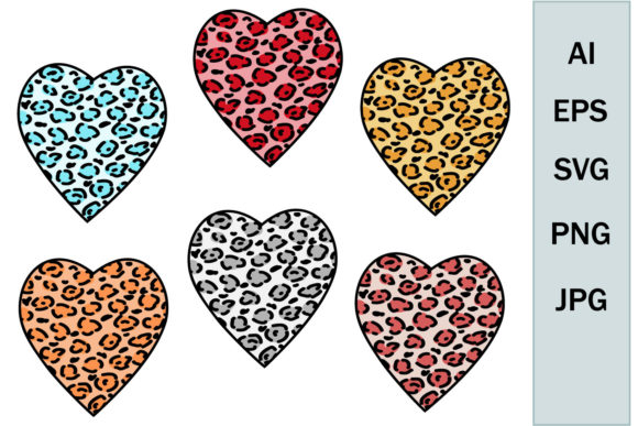 Download Heart Print Leopard Romantic Decor SVG - Art Collection