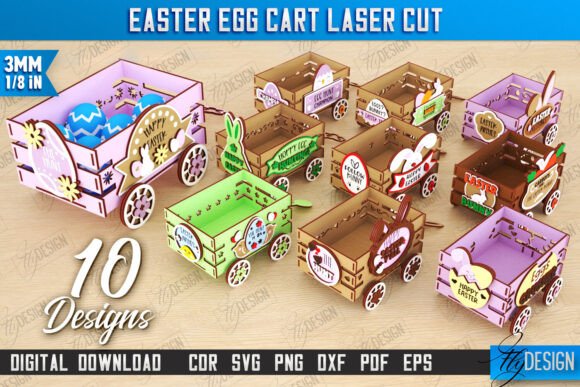 Download Easter Egg Cart Bundle|Easter Egg Holder - Art Collection