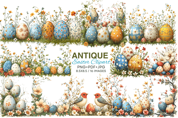 Download Antique Easter Clipart - Art Collection