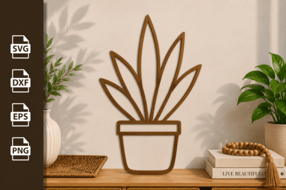 Download Potted Plant Tree Laser Cut Files Svg - Files svg Collection