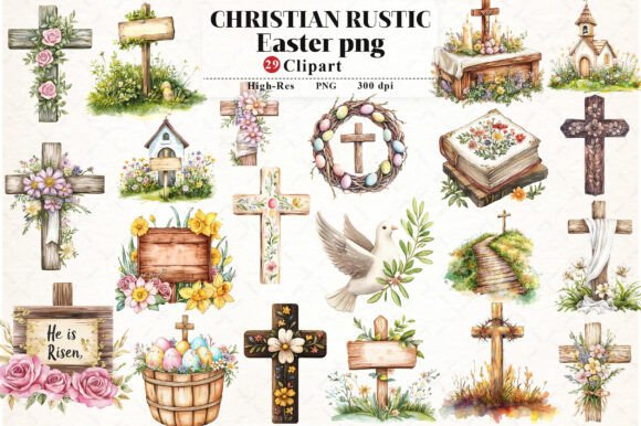 Download Christian Rustic Easter Clipart - Art Collection