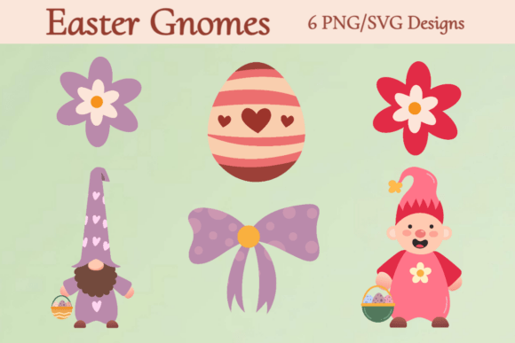 Download Heartfelt Easter Gnomes - Art Collection